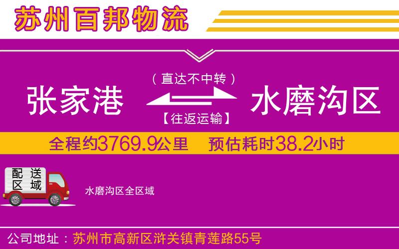 張家港到水磨溝區(qū)物流公司