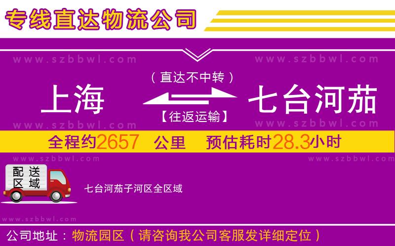 上海到七臺河茄子河區(qū)物流公司