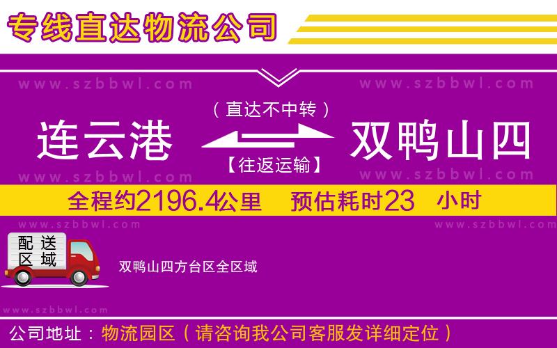 連云港到雙鴨山四方臺區(qū)物流專線