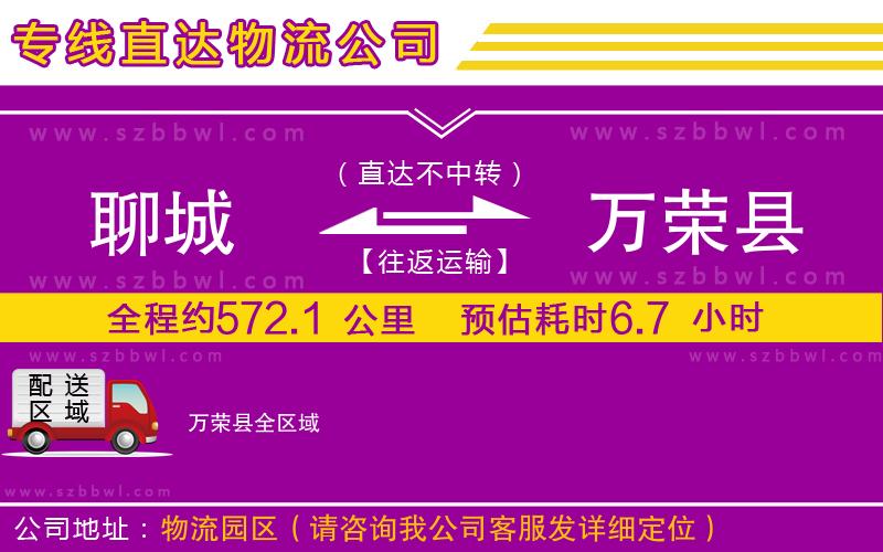 聊城到萬榮縣物流公司