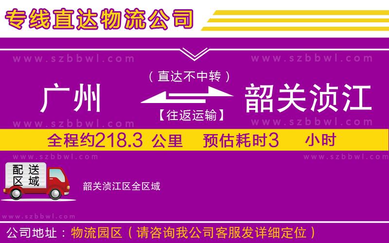 廣州到韶關(guān)湞江區(qū)物流公司