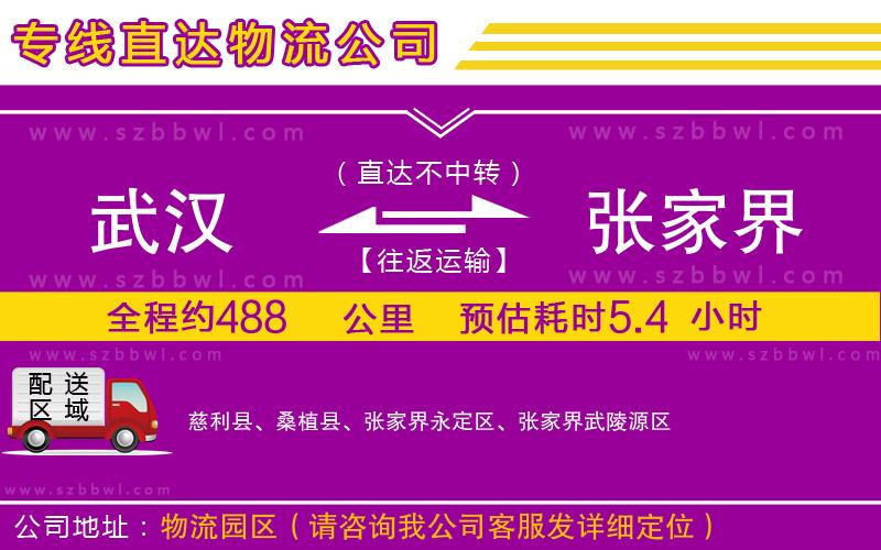 武漢到張家界物流公司