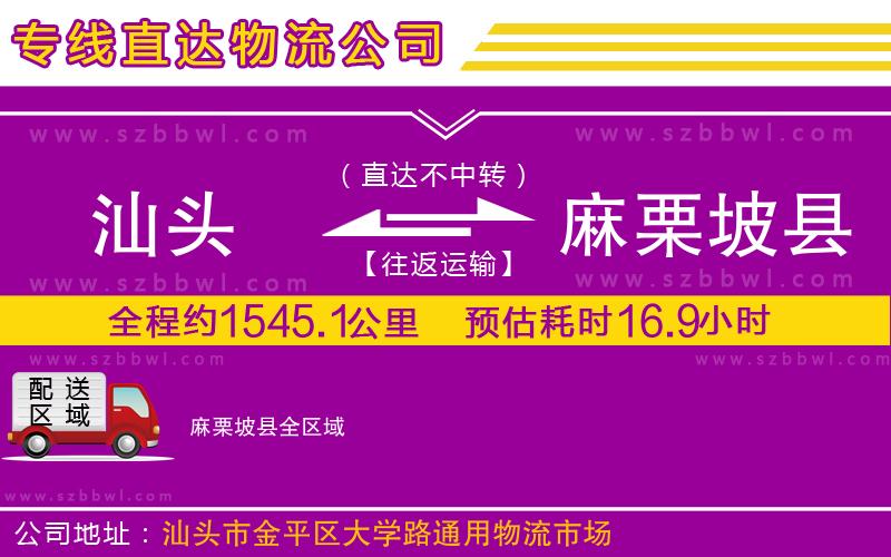 汕頭到麻栗坡縣物流公司