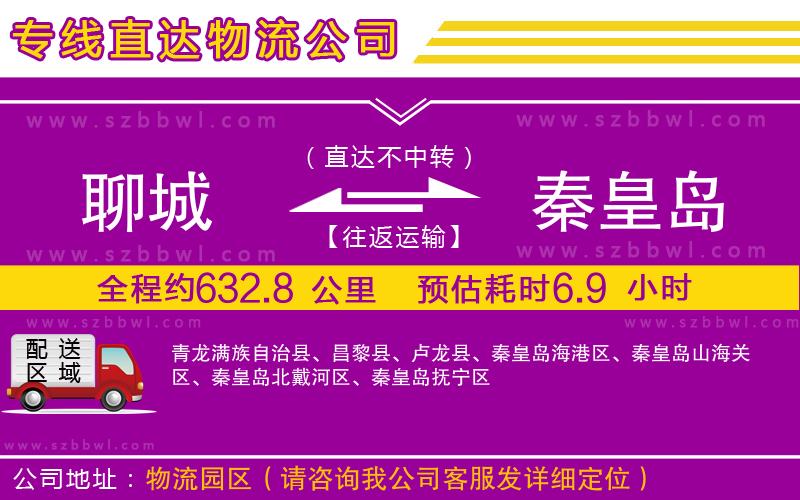聊城到秦皇島物流專線