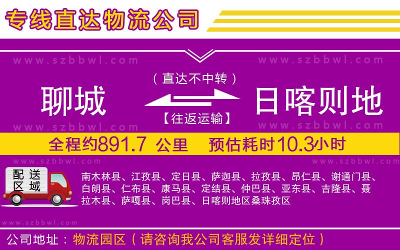 聊城到日喀則地區(qū)物流專線