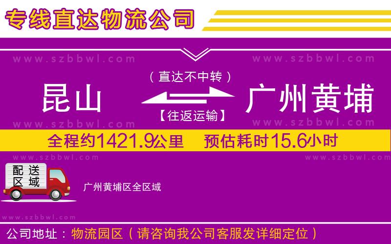 昆山到廣州黃埔區(qū)貨運(yùn)專(zhuān)線(xiàn)