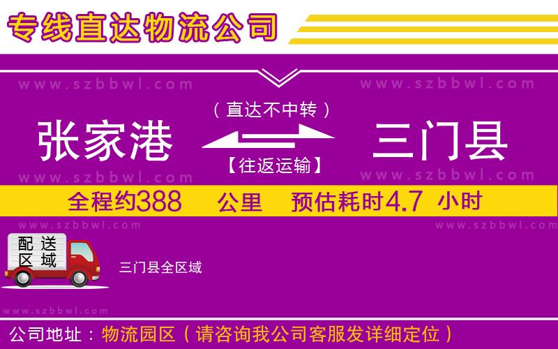 張家港到三門(mén)縣貨運(yùn)專線