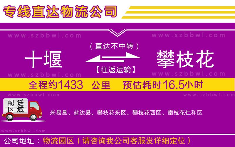 十堰到攀枝花物流公司