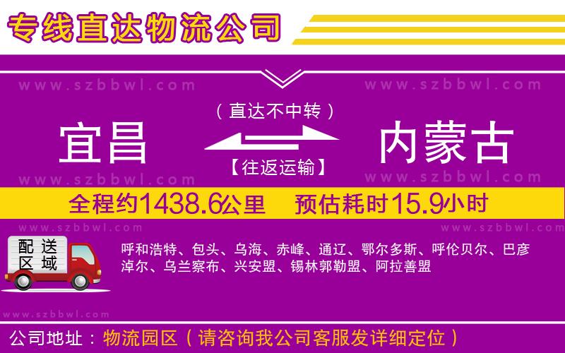 宜昌到內(nèi)蒙古物流專線