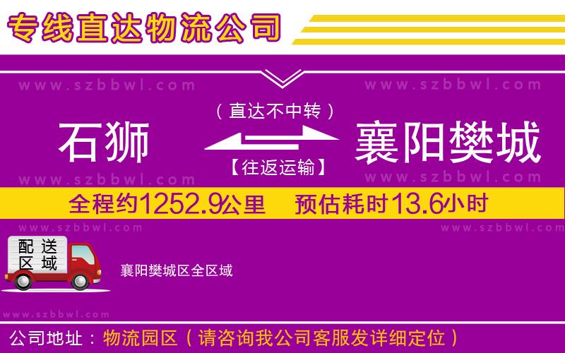 石獅到襄陽樊城區(qū)貨運(yùn)專線