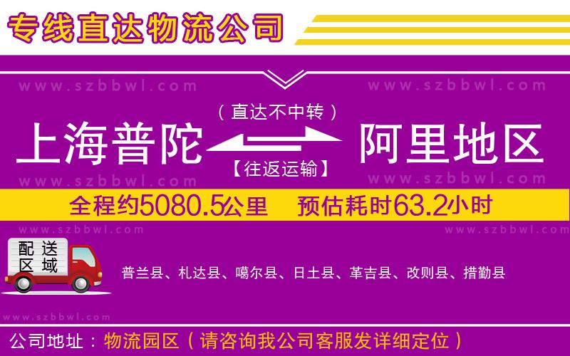 上海普陀區(qū)到阿里地區(qū)物流公司