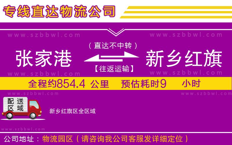 張家港到新鄉(xiāng)紅旗區(qū)貨運(yùn)專線