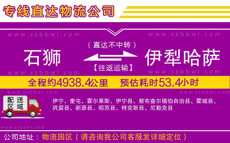 石獅到伊犁哈薩克自治州貨運(yùn)專線