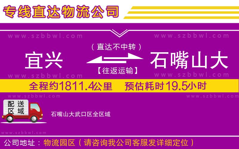 宜興到石嘴山大武口區(qū)貨運專線