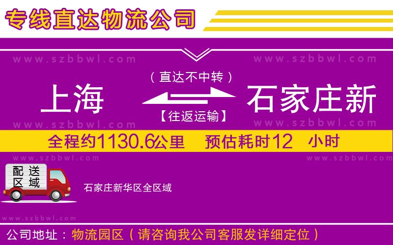 上海到石家莊新華區(qū)貨運專線