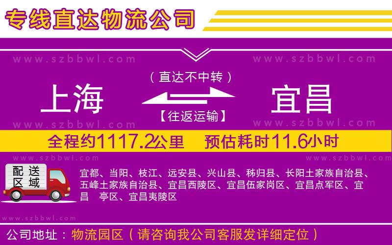 上海到宜昌貨運(yùn)專(zhuān)線