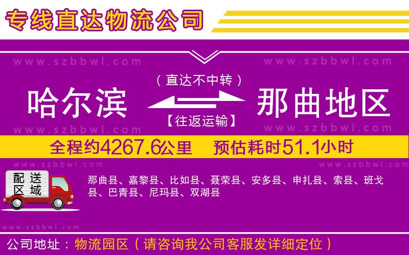 哈爾濱到那曲地區(qū)貨運專線