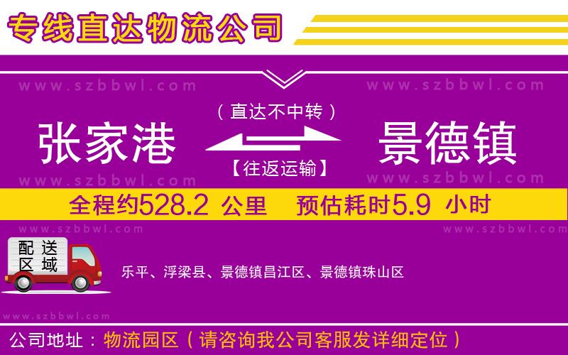 張家港到景德鎮(zhèn)物流專線