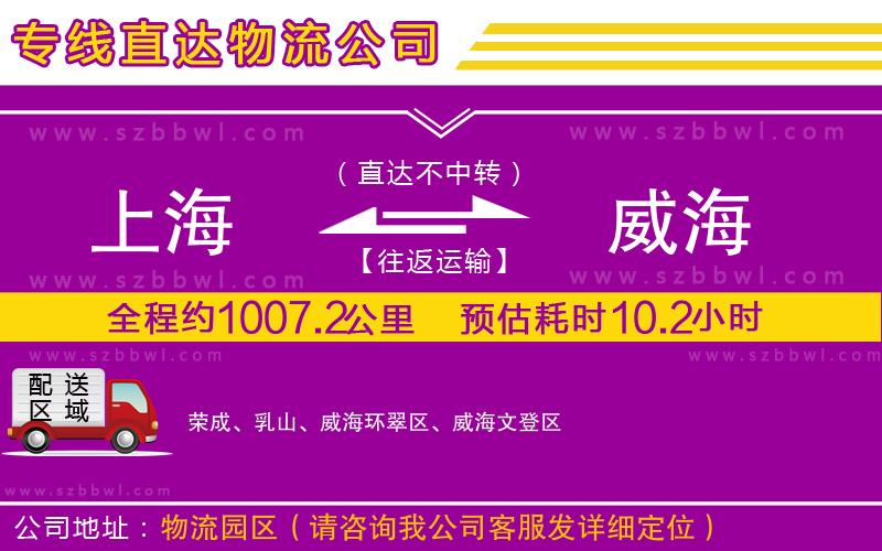 上海到威海物流專(zhuān)線
