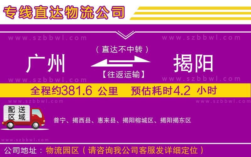 廣州到揭陽物流專線