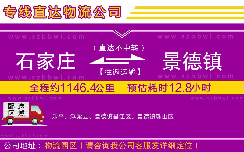 石家莊到景德鎮(zhèn)物流專線