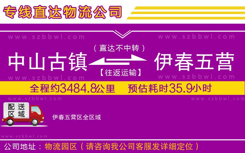 中山古鎮(zhèn)到伊春五營(yíng)區(qū)物流專線