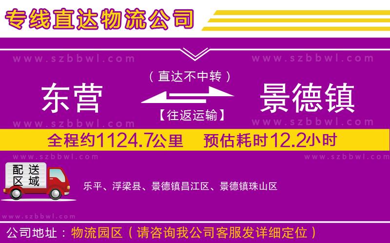 東營到景德鎮(zhèn)貨運專線