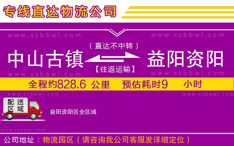 中山古鎮(zhèn)到益陽(yáng)資陽(yáng)區(qū)物流專線