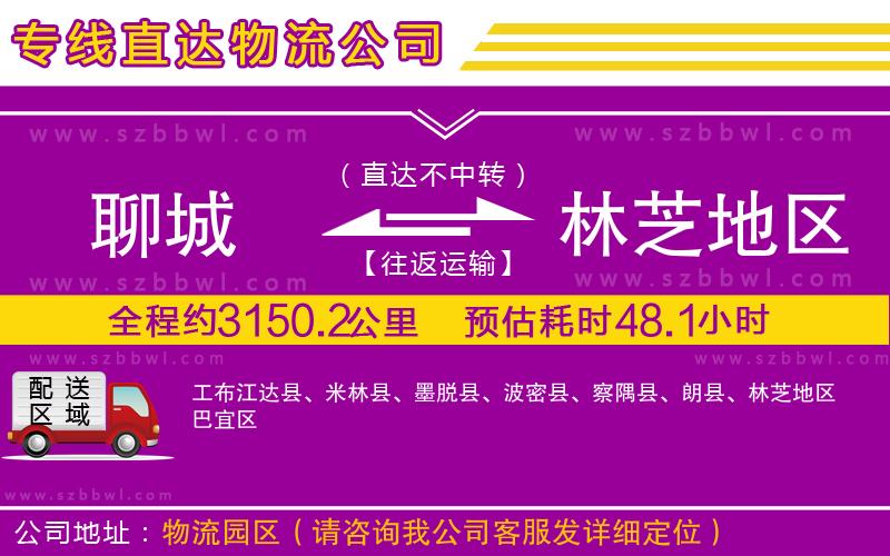 聊城到林芝地區(qū)貨運專線